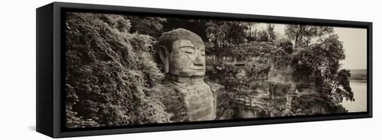 China 10MKm2 Collection - Giant Buddha of Leshan-Philippe Hugonnard-Framed Stretched Canvas