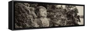 China 10MKm2 Collection - Giant Buddha of Leshan-Philippe Hugonnard-Framed Stretched Canvas