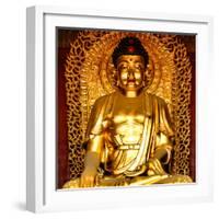 China 10MKm2 Collection - Gold Buddha-Philippe Hugonnard-Framed Photographic Print