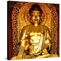 China 10MKm2 Collection - Gold Buddha-Philippe Hugonnard-Stretched Canvas