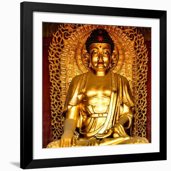 China 10MKm2 Collection - Gold Buddha-Philippe Hugonnard-Framed Photographic Print