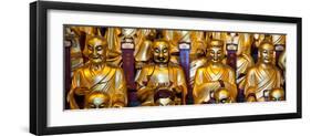 China 10MKm2 Collection - Gold Buddhist Statue in Longhua Temple-Philippe Hugonnard-Framed Photographic Print