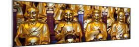 China 10MKm2 Collection - Gold Buddhist Statue in Longhua Temple-Philippe Hugonnard-Mounted Photographic Print