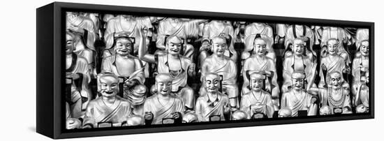 China 10MKm2 Collection - Gold Buddhist Statue in Longhua Temple-Philippe Hugonnard-Framed Stretched Canvas