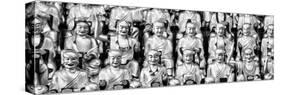 China 10MKm2 Collection - Gold Buddhist Statue in Longhua Temple-Philippe Hugonnard-Stretched Canvas