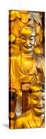 China 10MKm2 Collection - Gold Buddhist Statue in Longhua Temple-Philippe Hugonnard-Stretched Canvas