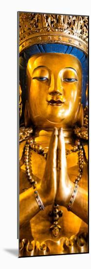 China 10MKm2 Collection - Gold Buddhist Statue in Longhua Temple-Philippe Hugonnard-Mounted Photographic Print