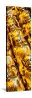 China 10MKm2 Collection - Gold Buddhist Statue in Longhua Temple-Philippe Hugonnard-Stretched Canvas