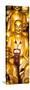 China 10MKm2 Collection - Gold Buddhist Statue in Longhua Temple-Philippe Hugonnard-Stretched Canvas