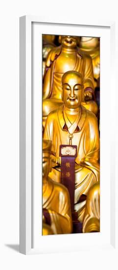 China 10MKm2 Collection - Gold Buddhist Statue in Longhua Temple-Philippe Hugonnard-Framed Photographic Print