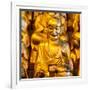 China 10MKm2 Collection - Gold Buddhist Statue in Longhua Temple-Philippe Hugonnard-Framed Photographic Print