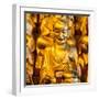 China 10MKm2 Collection - Gold Buddhist Statue in Longhua Temple-Philippe Hugonnard-Framed Photographic Print