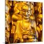 China 10MKm2 Collection - Gold Buddhist Statue in Longhua Temple-Philippe Hugonnard-Mounted Photographic Print