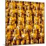 China 10MKm2 Collection - Gold Buddhist Statue in Longhua Temple-Philippe Hugonnard-Mounted Photographic Print