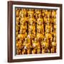 China 10MKm2 Collection - Gold Buddhist Statue in Longhua Temple-Philippe Hugonnard-Framed Photographic Print