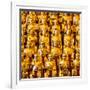 China 10MKm2 Collection - Gold Buddhist Statue in Longhua Temple-Philippe Hugonnard-Framed Photographic Print