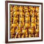 China 10MKm2 Collection - Gold Buddhist Statue in Longhua Temple-Philippe Hugonnard-Framed Photographic Print