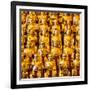 China 10MKm2 Collection - Gold Buddhist Statue in Longhua Temple-Philippe Hugonnard-Framed Photographic Print