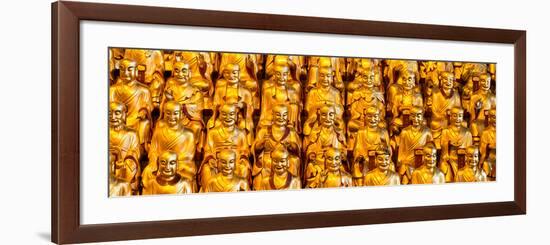 China 10MKm2 Collection - Gold Buddhist Statue in Longhua Temple-Philippe Hugonnard-Framed Photographic Print