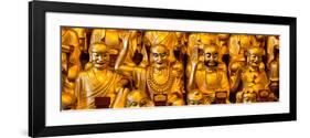 China 10MKm2 Collection - Gold Buddhist Statue in Longhua Temple-Philippe Hugonnard-Framed Photographic Print