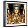 China 10MKm2 Collection - Gold Buddhist Statue in Longhua Temple-Philippe Hugonnard-Framed Photographic Print