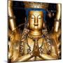 China 10MKm2 Collection - Gold Buddhist Statue in Longhua Temple-Philippe Hugonnard-Mounted Photographic Print