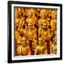 China 10MKm2 Collection - Gold Buddhist Statue in Longhua Temple-Philippe Hugonnard-Framed Photographic Print