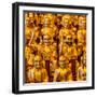 China 10MKm2 Collection - Gold Buddhist Statue in Longhua Temple-Philippe Hugonnard-Framed Photographic Print