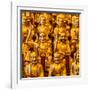 China 10MKm2 Collection - Gold Buddhist Statue in Longhua Temple-Philippe Hugonnard-Framed Photographic Print