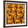 China 10MKm2 Collection - Gold Buddhist Statue in Longhua Temple-Philippe Hugonnard-Framed Photographic Print