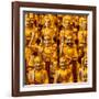 China 10MKm2 Collection - Gold Buddhist Statue in Longhua Temple-Philippe Hugonnard-Framed Photographic Print