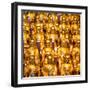 China 10MKm2 Collection - Gold Buddhist Statue in Longhua Temple-Philippe Hugonnard-Framed Photographic Print