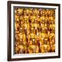 China 10MKm2 Collection - Gold Buddhist Statue in Longhua Temple-Philippe Hugonnard-Framed Photographic Print