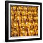 China 10MKm2 Collection - Gold Buddhist Statue in Longhua Temple-Philippe Hugonnard-Framed Photographic Print