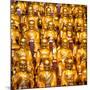 China 10MKm2 Collection - Gold Buddhist Statue in Longhua Temple-Philippe Hugonnard-Mounted Photographic Print