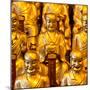 China 10MKm2 Collection - Gold Buddhist Statue in Longhua Temple-Philippe Hugonnard-Mounted Photographic Print