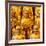 China 10MKm2 Collection - Gold Buddhist Statue in Longhua Temple-Philippe Hugonnard-Framed Photographic Print