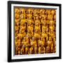 China 10MKm2 Collection - Gold Buddhist Statue in Longhua Temple-Philippe Hugonnard-Framed Photographic Print