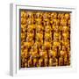 China 10MKm2 Collection - Gold Buddhist Statue in Longhua Temple-Philippe Hugonnard-Framed Photographic Print