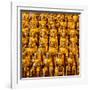 China 10MKm2 Collection - Gold Buddhist Statue in Longhua Temple-Philippe Hugonnard-Framed Photographic Print