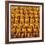 China 10MKm2 Collection - Gold Buddhist Statue in Longhua Temple-Philippe Hugonnard-Framed Photographic Print