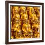 China 10MKm2 Collection - Gold Buddhist Statue in Longhua Temple-Philippe Hugonnard-Framed Photographic Print