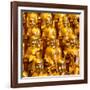 China 10MKm2 Collection - Gold Buddhist Statue in Longhua Temple-Philippe Hugonnard-Framed Photographic Print