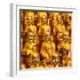 China 10MKm2 Collection - Gold Buddhist Statue in Longhua Temple-Philippe Hugonnard-Framed Photographic Print