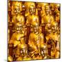 China 10MKm2 Collection - Gold Buddhist Statue in Longhua Temple-Philippe Hugonnard-Mounted Photographic Print