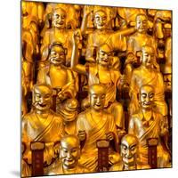 China 10MKm2 Collection - Gold Buddhist Statue in Longhua Temple-Philippe Hugonnard-Mounted Photographic Print