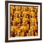 China 10MKm2 Collection - Gold Buddhist Statue in Longhua Temple-Philippe Hugonnard-Framed Photographic Print