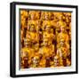 China 10MKm2 Collection - Gold Buddhist Statue in Longhua Temple-Philippe Hugonnard-Framed Photographic Print