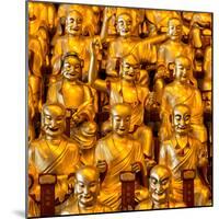 China 10MKm2 Collection - Gold Buddhist Statue in Longhua Temple-Philippe Hugonnard-Mounted Photographic Print