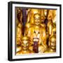 China 10MKm2 Collection - Gold Buddhist Statue in Longhua Temple-Philippe Hugonnard-Framed Photographic Print